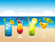 Cocktails on the beach