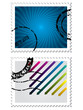 Postage stamp set Postage stamp set