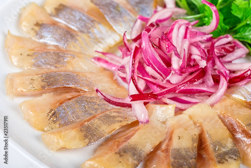Photo: Marinated herring fillets Marinated herring fillets