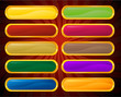 Vector casino buttons