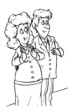 Pregnant woman and her husband
