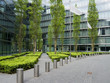 modern sidewalk park