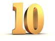 goldene Nummer - 10