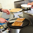 Crêpe en cuisine