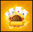 Vector casino background