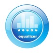 Button Equalizer blau