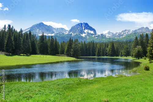 Photo: Mountain scenery, National park Durmitor, Montenegro Mountain scenery, National park Durmitor, Montenegro