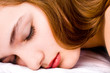sleeping beautiful girl