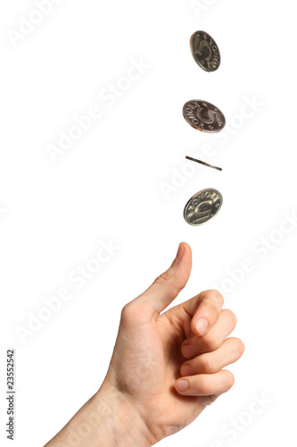 Photo: coin flip coin flip