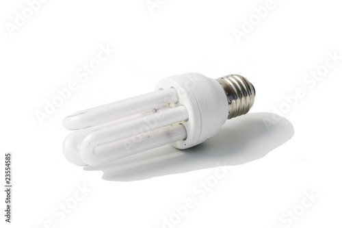 Photo: Energy saving light bulb Energy saving light bulb