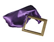 silk satin fabric texture background wooden frame silk satin fabric texture background wooden frame