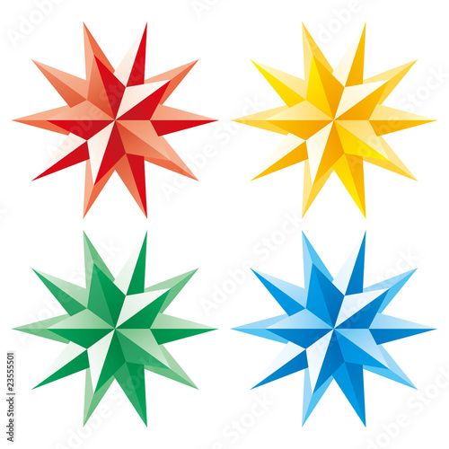 Vector: 3d vector shining star 3d vector shining star