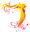 Vettoriale: Abstract floral background Abstract floral background