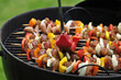 Beim Grillen