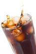 cola splash with ice cola splash with ice