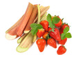 Rhabarber mit Erdbeeren