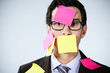 homme brun message