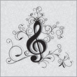 Floral musical key