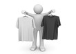 Two t-shirts on clothes hangers - Lifestyle collection Two t-shirts on clothes hangers - Lifestyle collection
