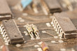 Old mainframe controller board Old mainframe controller board