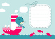 Cute sailor banner