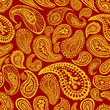 red abstract hand drawn seamless paisley background red abstract hand drawn seamless paisley background