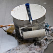 outils du peintre en bâtiment