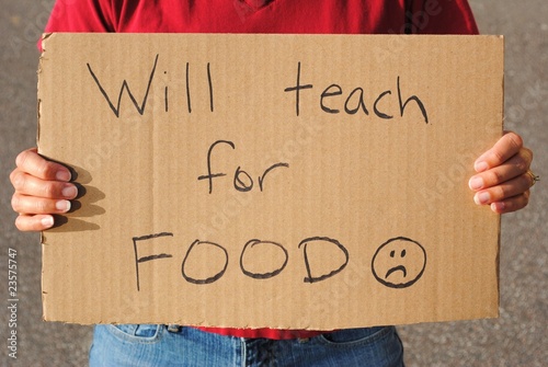 Photo: Will Teach For food Will Teach For food
