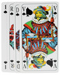 cartes de piques, fond blanc cartes de piques, fond blanc