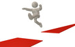 The pinch is come through by the jump.