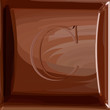 One letter of chocolate alphabet