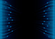 Blue Graphic Equalizer Display