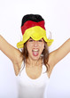 Photo: Soccer Fan Woman Wearing A Hat Soccer Fan Woman Wearing A Hat