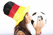 Photo: Girl With Hat Kissing The Ball Girl With Hat Kissing The Ball