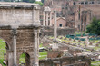imperial forums in rome, italy
