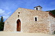 church in the countryside, provence, france