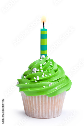 Photo: Birthday cupcake Birthday cupcake