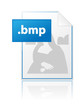 BMP icon (illustration image drawing file format extension type)