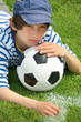 Foto: Kind, Junge, Fußball Kind, Junge, Fußball