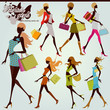 shopping girls