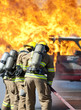 Fire training exercise