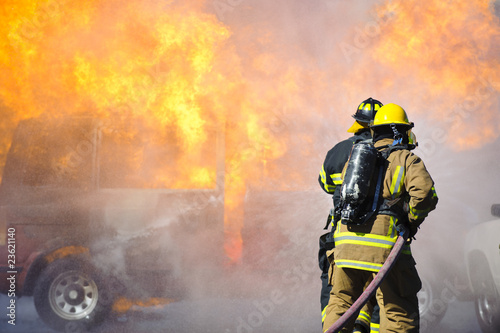 Photo: Fire training exercise Fire training exercise