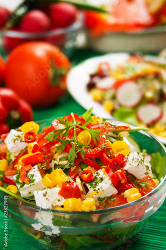 Photo: Delicious cheese salad Delicious cheese salad