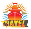 The Boat Travel Illustration