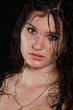 girl with wet hair girl with wet hair