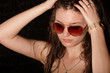 girl in sunglasses girl in sunglasses