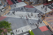 Kreuzung in Tokyo - Reale Tiltshift Aufnahme, kein Modell