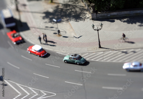 Photo: Oldtimer in Berlin - Reale Tiltshift Aufnahme, kein Modell Oldtimer in Berlin - Reale Tiltshift Aufnahme, kein Modell