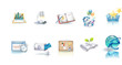 web icons | e-mail | internet explorer icon 3d