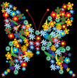 floral butterfly